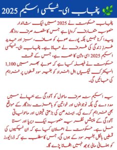 Punjab E-Taxi Scheme 2025: Punjab Government’s Bold Step Towards a Green and Prosperous Future, inkalchemy.online